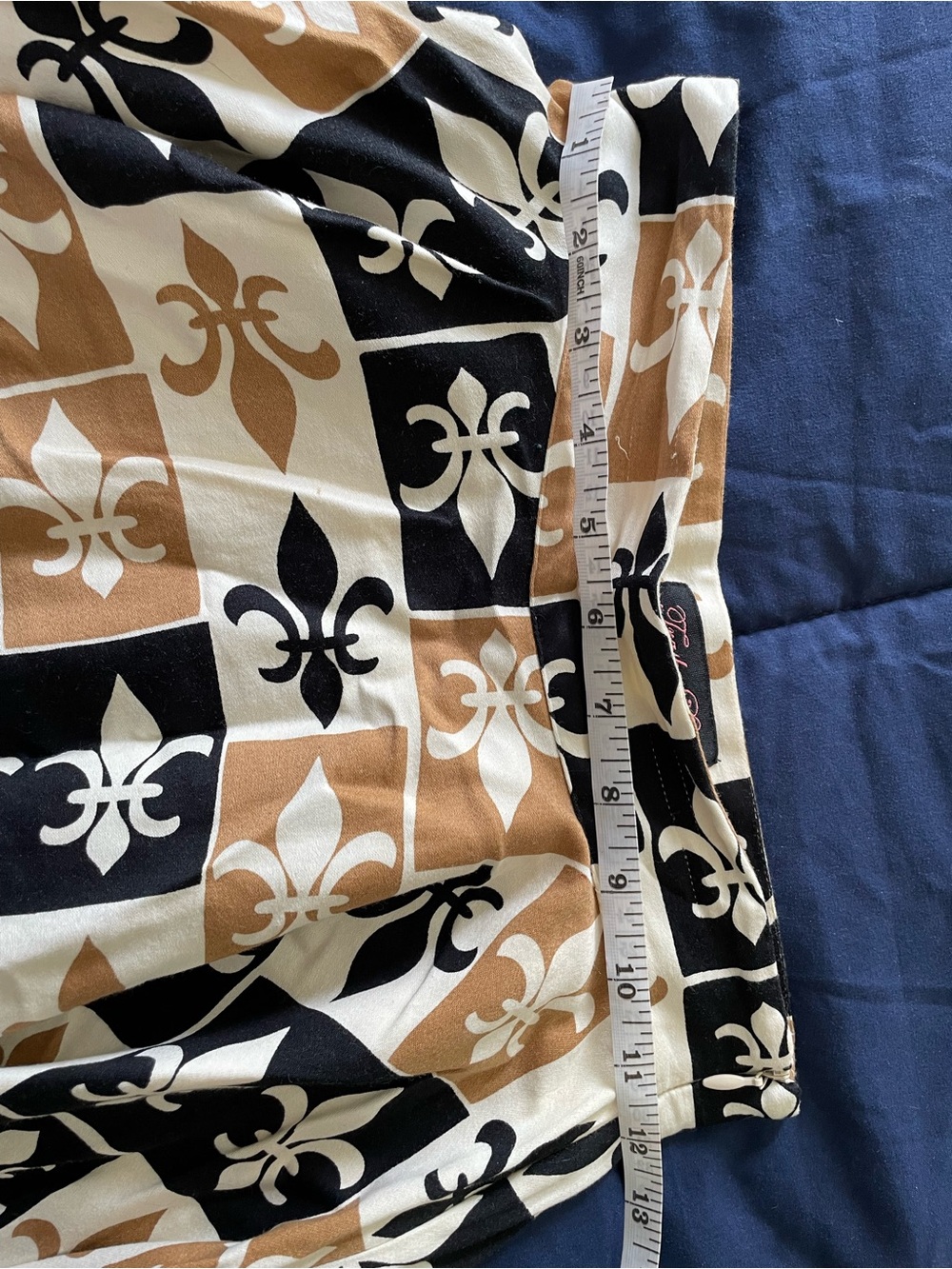 Trashy Diva Who Dat Fleur de Lis skirt - Picture 6 of 7